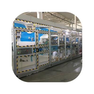 China Factory Fully Automatic High Speed ​​Elastic Waistband Baby Diaper Production Line Full Diaper Machine for sale