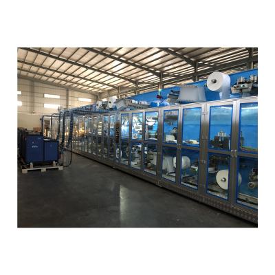 China Full Automatic Factory Price Disposable Baby Diaper Production Line for sale