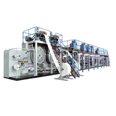 China Factory Full Servo Automatic Horizontal Adult Diaper Production Line Machine for sale