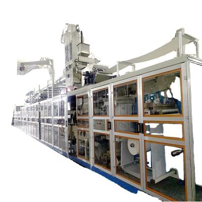 China Factory Full Servo Baby Diaper Making Machine And Production Line for sale