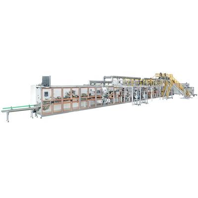 China XingYuan Fast Full Automatic Servo Motor Baby High Rig Capacity Adult Diaper Production Line Making Machine for sale