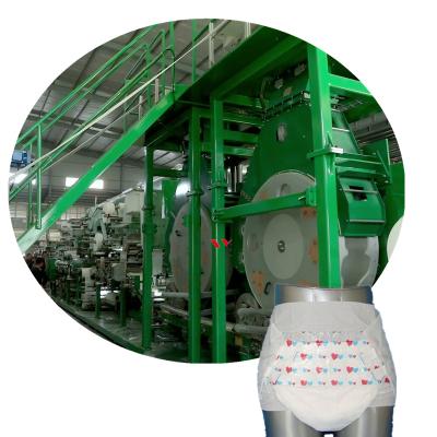 China Factory Automatic Adult Diaper Making Machine Manufacturer for sale