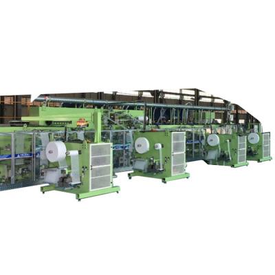 China New Factory Production Full Servo Under Pad Making Machine With Under Pad Production Line for sale