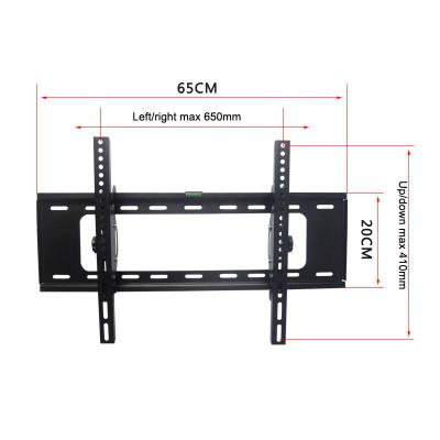 China Wall Mounted High Loading Capacity 65 Inch TV Wall Mount Led Fireplace TV Bracket Wall Mounted for sale