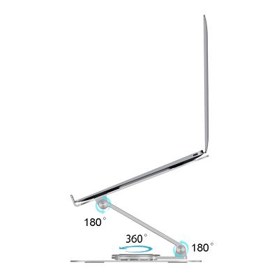 China Pro 360 Degree Extendable Macbook Stand Notebook Stand with Panel PC Holder for iPad Pro for sale