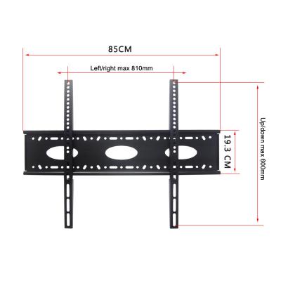 China Siz Chinese Manufacturer SPCC 2.5mm Large Steel Plasma LCD or Monitor Wall Mounted Smart TV Stand for sale