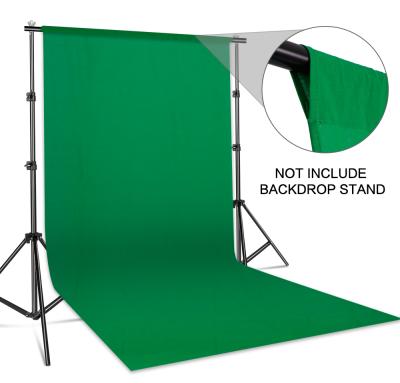 China Nonwoven Textiles Photography Backdrop Smooth Solid 6 Colors Cotton Green Wallpaper Cloth For Photo Studio Video for sale