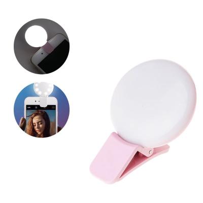 China Cute Photography Selfie Ring Light For Phone Portable Flash Led Ring Light Camera Phone Photography Light for sale