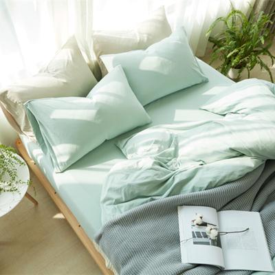 China Nondisposable Plain Dye Fabric For Solid Color 4pcs 100% Cotton Bedding Set for sale