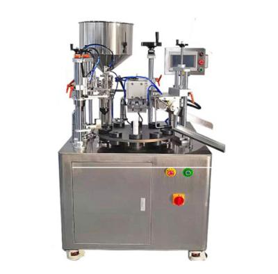 China Professional aluminum cosmetic cream tube toothpaste low price glue making filling sealing machine for sale for sale