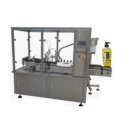 China Professional Liquid Medicine Factory Directly Supply Electric Semi Automatic Pneumatic Filling And Ping Labeling Machine for sale