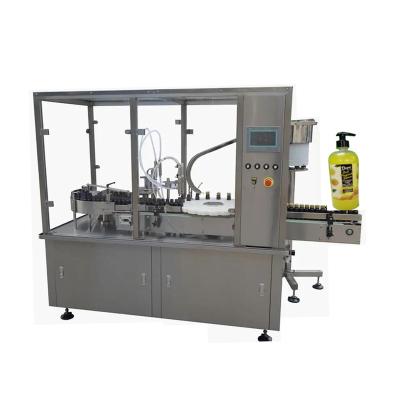 China 2022 Wholesale High Quality Automatic Screw Bottle Liquid Washing Medicine Filling Ping And Labeling Machine for sale