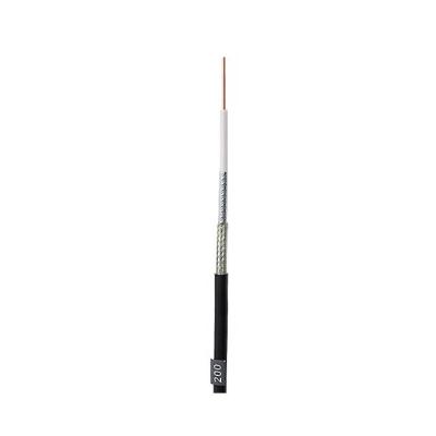 China CCTV CATV recommended low loss tc cable radio lmr 200 black braiding coaxial cable for sale