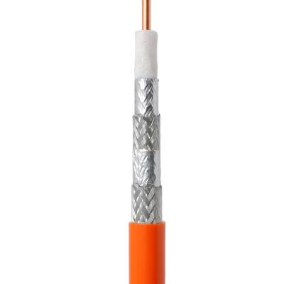 China Low Loss FPE Double Jack Black PVC Satellite Cable RG8 Coaxial for sale