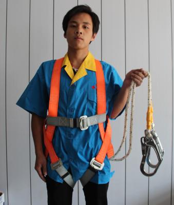 China High Tenacity Polyester Or PP Full Body Safety Harness / Seat Belt for sale