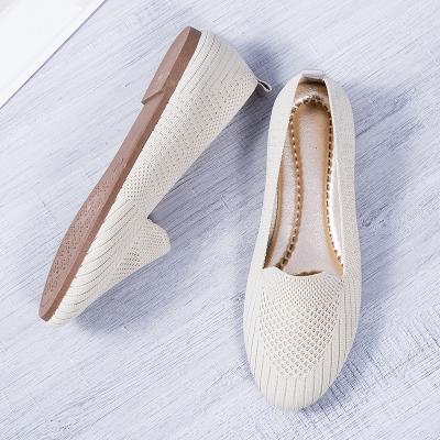 China Zapatos de dama du mujer 2021 online fashion women's designer shoes Anti-slippery shopping flat swomen's shoe female ladies loafers china for sale