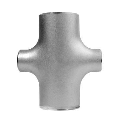 China SS 304 & 316 Stainless Steel Pipe Fittings Seamless Straight Cross Butt Weld Reducing Crosswelding Pipe Connector Fittings for sale