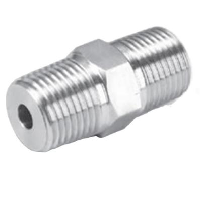 China SS 304 & 316 Hex Nipple Tapered High Pressure Adapters Couplings Fittings 304/316 Stainless Steel Pipe Fitting NPT Threads Bsp/bspt/metric for sale