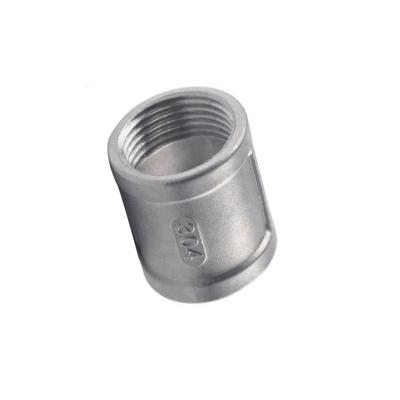 China & 304; 316 SS Pipe Socket Form Joined Stainless Steel Threaded End Fittings Pipe Fittings Coupling SS 316 and 304 for sale