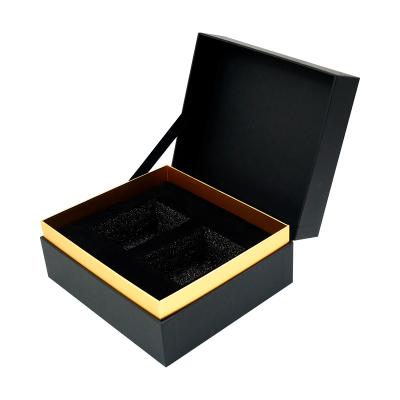 China Recyclable Custom Paper Black Rigid Jar Honey Packaging Bee Box Cardboard Boxes for sale