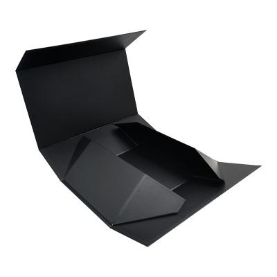 China Recyclable Printer Gift Cardboard Fold Lid Luxury Packaging Boxes Collapsible Magnetic Box With Magnet for sale