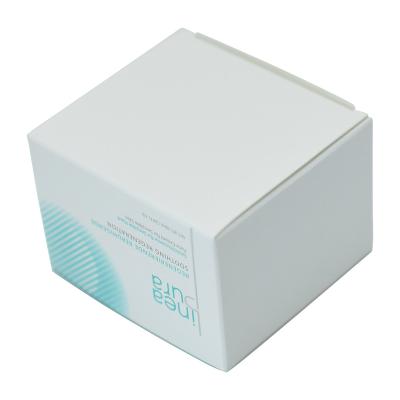 China Recyclable Custom Customize Small White Cardboard Square Box With Logo for sale