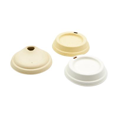 China Non Refillable Custom Drink Disposable Bamboo Coffee Cup Lids for sale