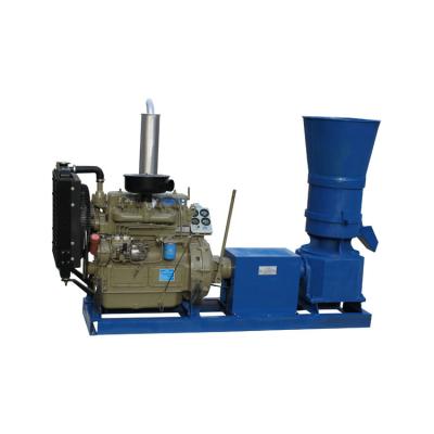 China Farms Diesel Engine Series Mini Feed Cow Cat Food Fish Heater Cylinder Pellet Animal Pellet Machine For All Animals for sale