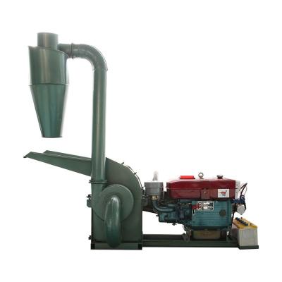 China Farms Corn Grain Wood Sawdust Pellet Hammer Mill With Cyclone for sale