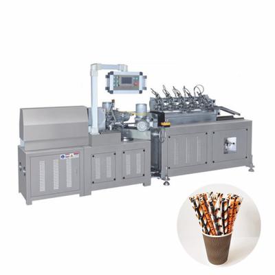 Китай Food Grade Paper Bubble Tea Straws Production Line Hotels Paper Drinking Straw Making Machinery. продается