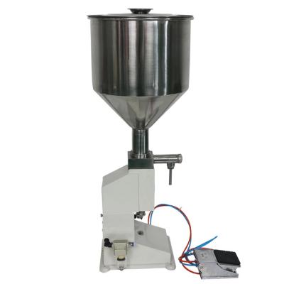 China Small Scale Hot Sale 5-50ml Food Paste Liquid Filling Machine Full Automatic for sale