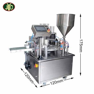 China Food JYD New Product High Speed ​​Rotary Type Coffee Powder Filling Sealing Machine For K Cup Sealing Machine for sale