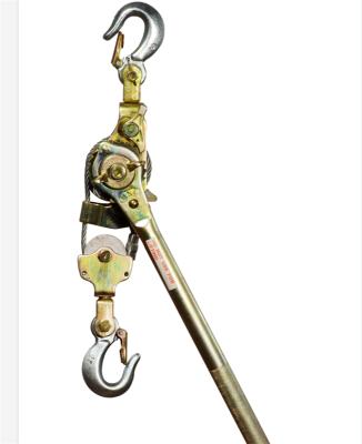 China Alloy Steel 1.5 Ton Double Gear and Double Hooks Hand Power Ratchet Cable Puller for sale