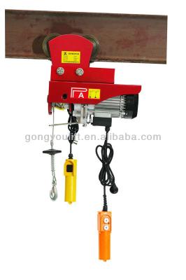 China HOT SALE mini construction hoist electric hoist with trolley crane machine for construction high quality with CE and GS certificate for sale