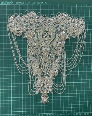 China High Quality Clear Crystal Rhinestone Flatback Applique For Headband for sale