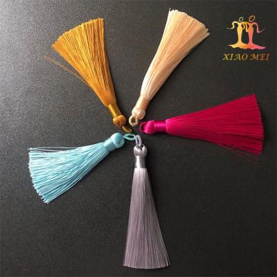 China Eco - Friendly Wholesale Cheap Decorative Polyester Tassel Bag Accessories Fringe / Tassel Trimming for sale