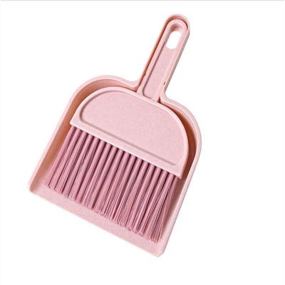 China Home Used Cleaning Plastic Broom Set Of Kitchen Household Tool Mini Dustpans With Brush Desktop Cleaner Tool for sale