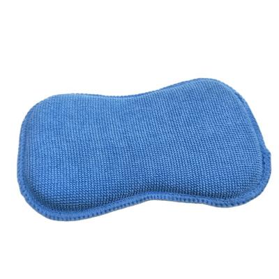 China Sustainable Wholesale Nonwoven Sponge Car With Glass Sponge Eraser Double Side Cleaning Sponge for sale