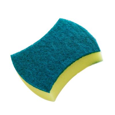 China Viable Kitchen Cleaning Sponge Wipe High Density Dishwashing Sponge Kitchen Wash Pot Brush Nano Cleaning Sponge for sale