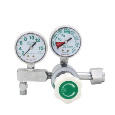 China High Quality Medical Assist Device 3000Psi CGA540 Oxygen Regulator Two Measuring Oxygen Flowmeter for sale