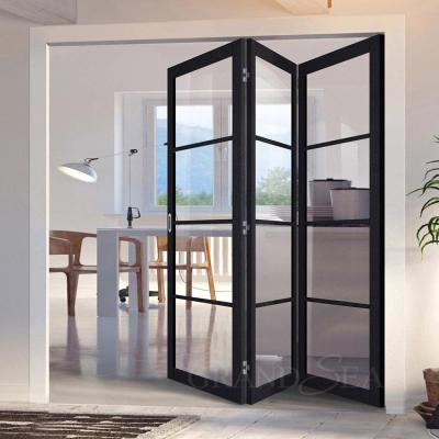 China modern foshan folding open style aluminum doors and folding windows/bi fold door price for sale