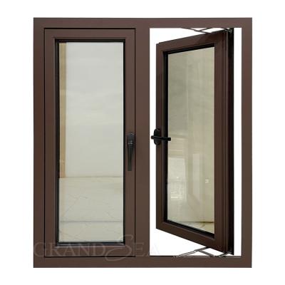 China Skillful Swing Manufacturer Photo Design Price For Aluminum Casement Window for sale