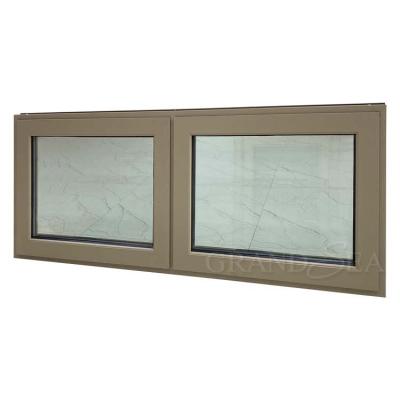 China New Design High Quality Aluminum Swing Awning Window For Bathroom for sale