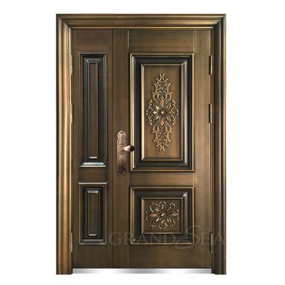 China Modern design direct steel apartment door factory supply steel door galvanized security steel door for sale