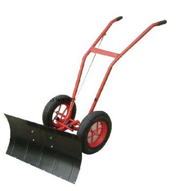 China With Two Wheel Snow Pusher Cart Snow Pusher for sale