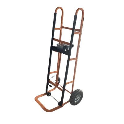 China 250kg Storage Stair Climbers Fridge Trolley Fridge Cooler Refrigerator Transport Vehicle Carry Hand Trolley Hand Cart with Seat Belt for sale