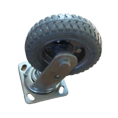 China Factory 6inch 8 inch 10inch 12 inch 14 inch 16 inch wheel rubber pneumatic casters for sale