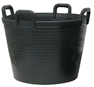 China 80L Firewood Tub Rubber Bucket Firewood Horse Natural Rubber Cattle Feed Tub Equine Running Water Drink for sale