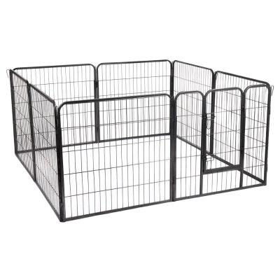 China Medium Size Dog Cat Rabbit Run Outdoor Indoor Farms Pet Park 8 Metal Panel for sale