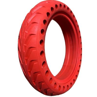 China 6inch 8inch 10inch 12inch honeycomb tires solid tires for scooter spare red rubber tire SW0602 for sale